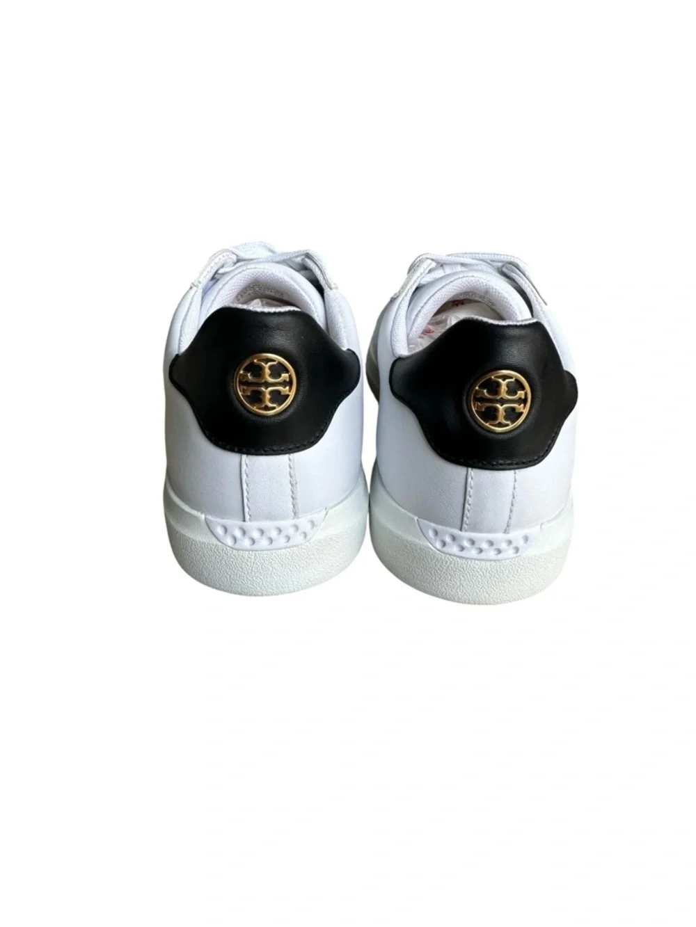 Tory Burch Howell T Saddle Court Sneakers White Barbados Leopard